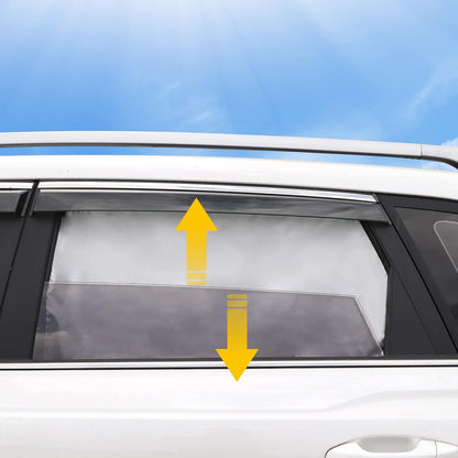 Lechin Car Window Shades for Side Window, 2 PCS, 31.5 x 20 in | For Baby, 10 M40 Magnets, Block Heats and UV Rays