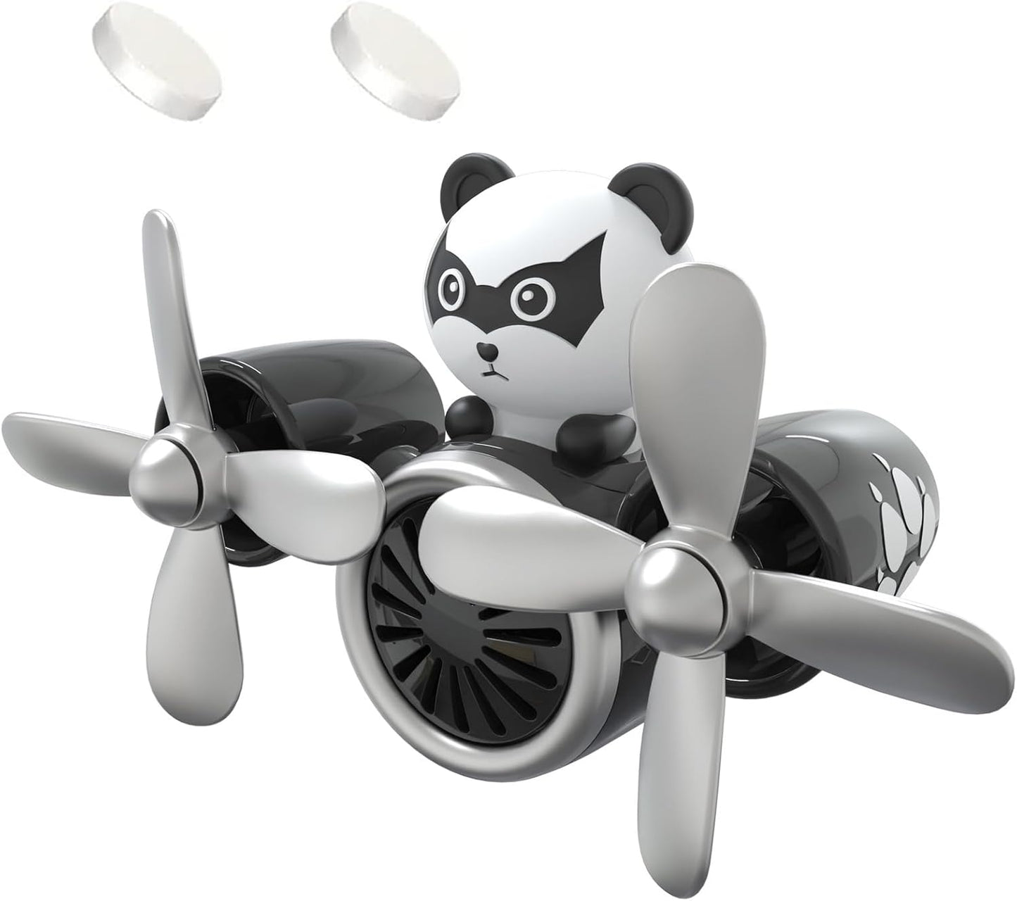 Pilot Car Air Freshener, Cute Dog Car Vent Clip Air Freshener Automotive Air Outlet Fan Diffuser, Automotive Interiors Vent Decoration (Shake Head Style - Dog)