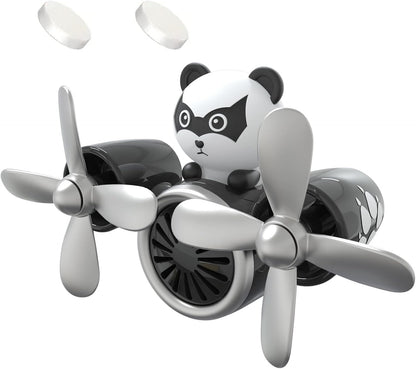 Pilot Car Air Freshener, Cute Dog Car Vent Clip Air Freshener Automotive Air Outlet Fan Diffuser, Automotive Interiors Vent Decoration (Shake Head Style - Dog)