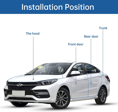 Car Door Edge Guards 16Ft(5M) Automotive Door Entry Guard U Shape Car Door Trim Protector for Most Car