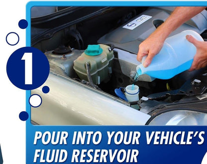 7040 gallons Windshield Washer Fluid Concentrate SINCE 1998. 1Gal. Car Windshield Washer Tablets - Washer Fluid Tablets Concentrate. Quix Mix