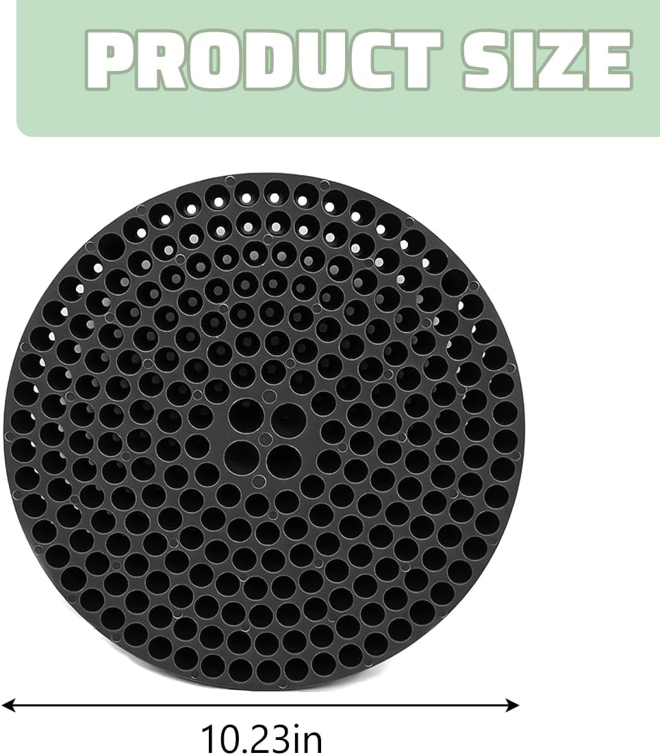 Car Wash Bucket Grit Trap Inserts, Vehicle Detailing Wash Filter for Remove Dust and Dirt, Automotive Cleaning Tool Fits 12 Inch Diameter Bucket, Universal for SUV RV Truck (Black)