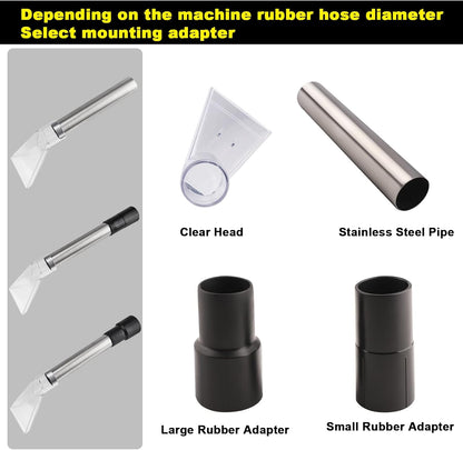Carpet Vac Extractor Attachment-Tool - Cleaning Vacuum Clear Upholstery Car Detailing Turn Shop Vac into an Extractor