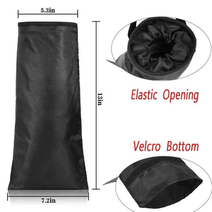 IPELY Universal Car Garbage Bag Back Seat Headrest Litter Trash Garbage Can (Black)