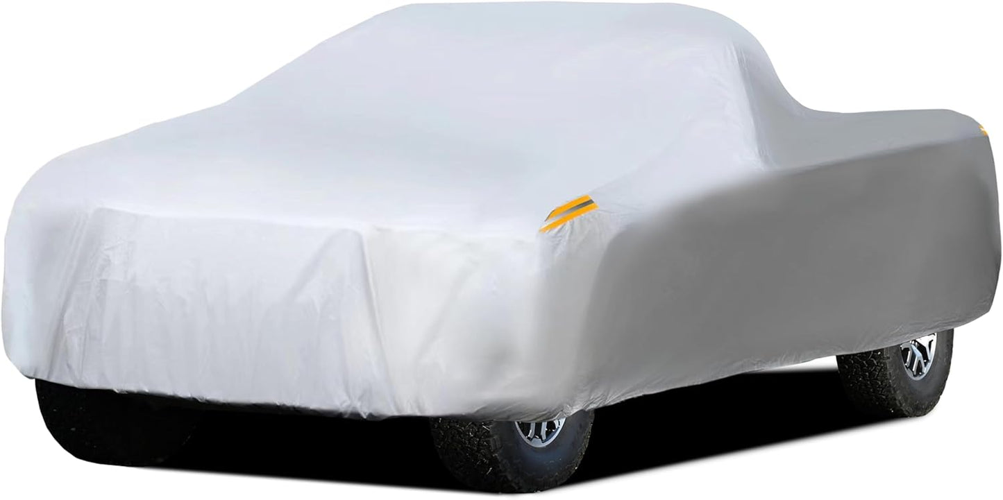 MORNYRAY Waterproof Car Cover All Weather Snowproof UV Protection Windproof Outdoor Full car Cover, Universal Fit for Sedan (Fit Sedan Length 194-206 inch, Blue)