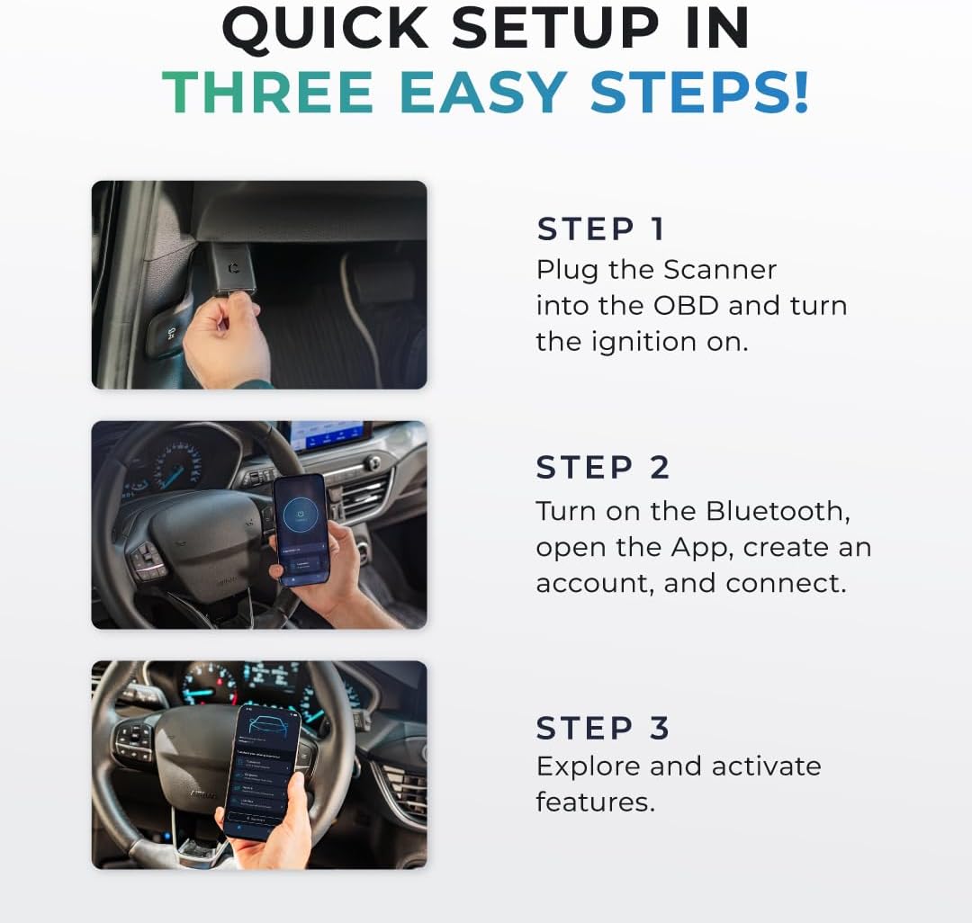 Carista EVO - Bluetooth OBD2 Scanner - Car Diagnostic Tool & Code Reader with Access to Diagnostics, Customizations, Service Tools & Live Data (Subscription Required)