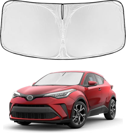 for Toyota Tacoma 2016-2023 2024 2025 2026 Sun Shade Sunshade Windshield Cover - 4 Layers Front Window Shade Custom Fit Tacoma 2Dr 4Dr Pickup Sun Visor 240T Shade Blocks UV Rays Car Accessories - Colors A