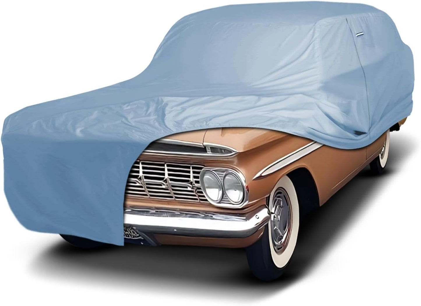 iCarCover Premium Car Cover for 1970-1972 Chevy Monte Carlo Heavy Duty Waterproof All-Weather Automobiles Custom Fit Indoor Outdoor UV Snow Protection Covers with Straps and Bag - Colors B
