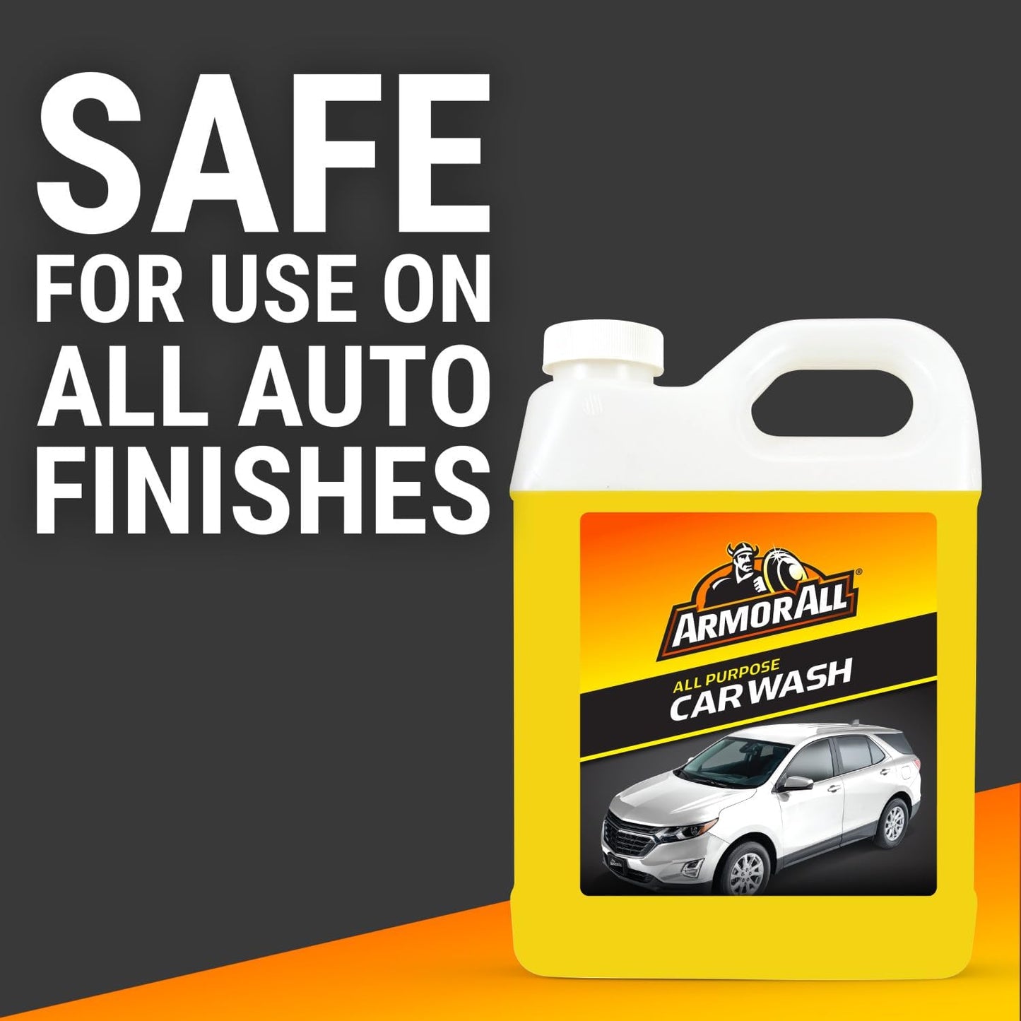 Armor All All-Purpose Car Wash, 1 Gal Bottle, Car Wash Soap Easily Lifts Away Dirt and Road Grime