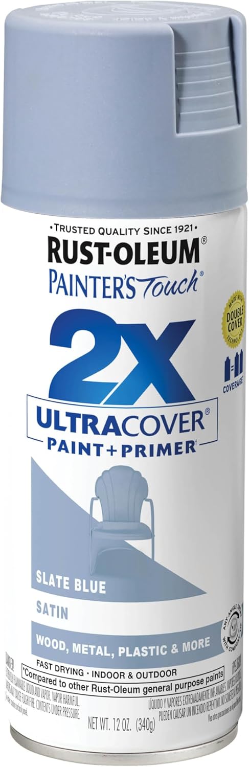 Rust-Oleum 334029 Painter's Touch 2X Ultra Cover Spray Paint, 12 oz, Gloss Clear - Colors D