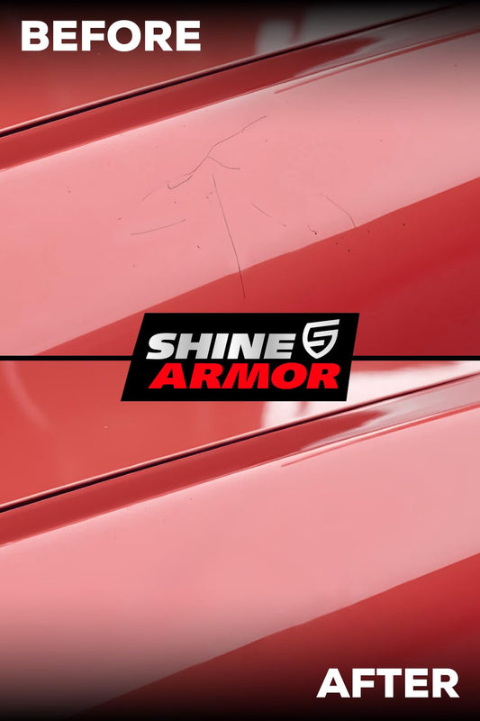 SHINE ARMOR Car Scratch Remover Repair Protection & Swirl Remover Polish 4oz