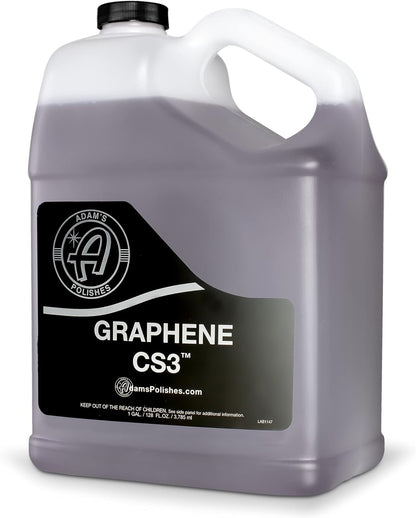 Adam's Polishes Graphene CS3 (16oz) - Graphene Waterless Wash Ceramic Spray Coating Detail Spray | High Gloss Car Wash Cleaning Spray for Car Detailing | RV Boat Motorcycle