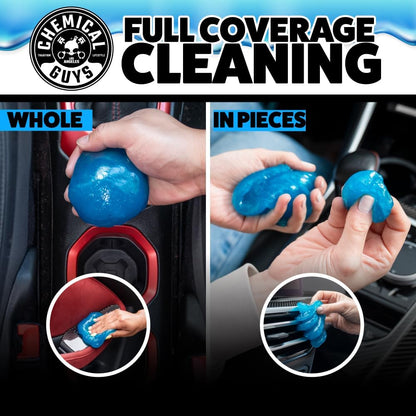 Chemical Guys Sticky Icky Car Cleaning Gel, Green Apple & Sweet Strawberry Scent - Detailing Kit, Car Dust Crevice Cleaner, Slime Auto Air Vent, Cleaning Putty For Keyboard Cleaner (2 Pack) - CJK1002