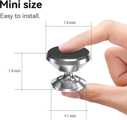 Coolpow【2 Packs Magnetic Phone Holder for Car【Strong Magnet】 Phone Holders for Your Car Phone Holder Mount【4 Metal Plate】 Universal Car Accessories for Women Men for iPhone Samsung Speakerphones
