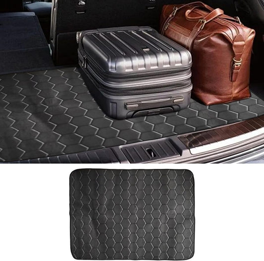 Car Trunk Cargo Liner, 38"×29" Scratch-Resistant Car Floor Mat, Washable Auto Trunk Protective Mat, Fashionable Vehicle Interior Decoration Accessories for SUVs, Trucks (Style1)