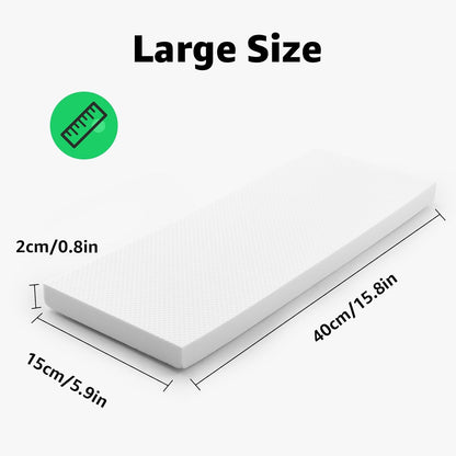 Garage Wall Protector, 2 Roll Garage Car Door Protector Bumper Guard for Car Doors Anti-Collision Waterproof Inflaming Ultra Self Adhesive EVA Foam for Warehouse (2 ROLL: 79" x 8" x 1/4")