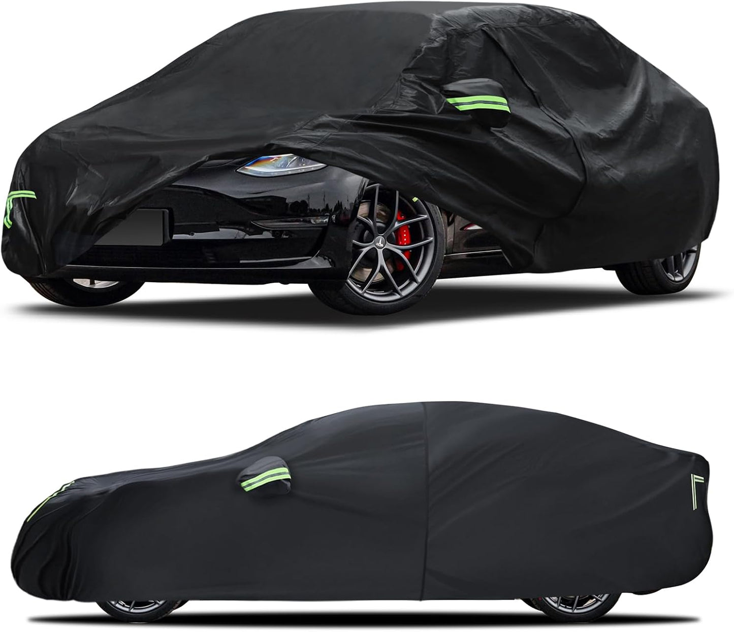 Car Cover Custom Fit for Honda CRV 1997-2025,Toyota RAV4 1996-2025, 6 Layers Truck Cover Waterproof All Weather for Automobiles,Outdoor Full Exterior Cover,Rain, Sun, Wind Protection,Black