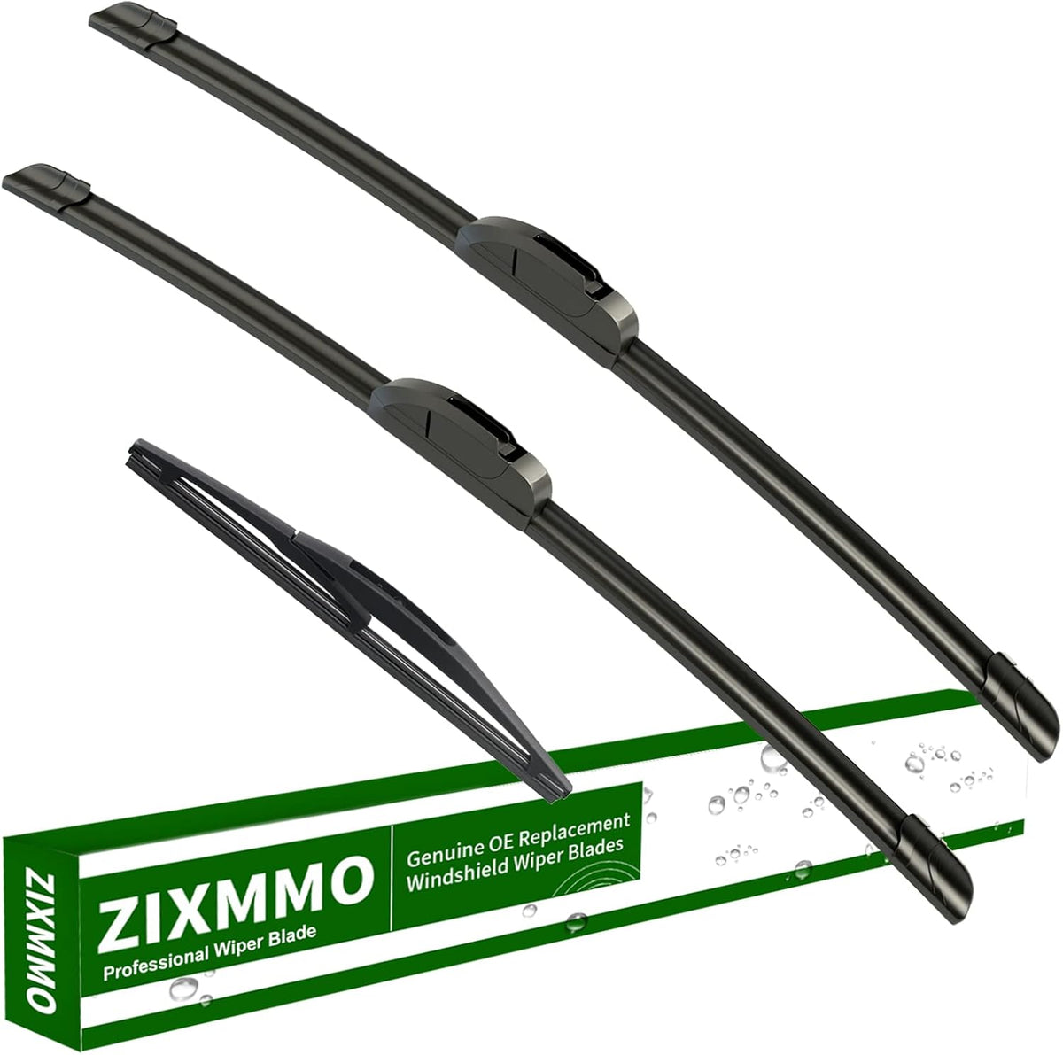 3 Factory Wiper Blade Replacement for Subaru Impreza 2017-2020 2021 2022 2023 Crosstrek 2018-2021 2022 2023 Original Equipment Windshield Wiper Blades Set - 26"/16"/12"(Set of 3) Top Lock - Colors B