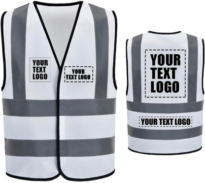 AYKRM 12 colour High visibility viz vest hi vis viz reflective work construction safety vest (XS-8XL) - Colors A