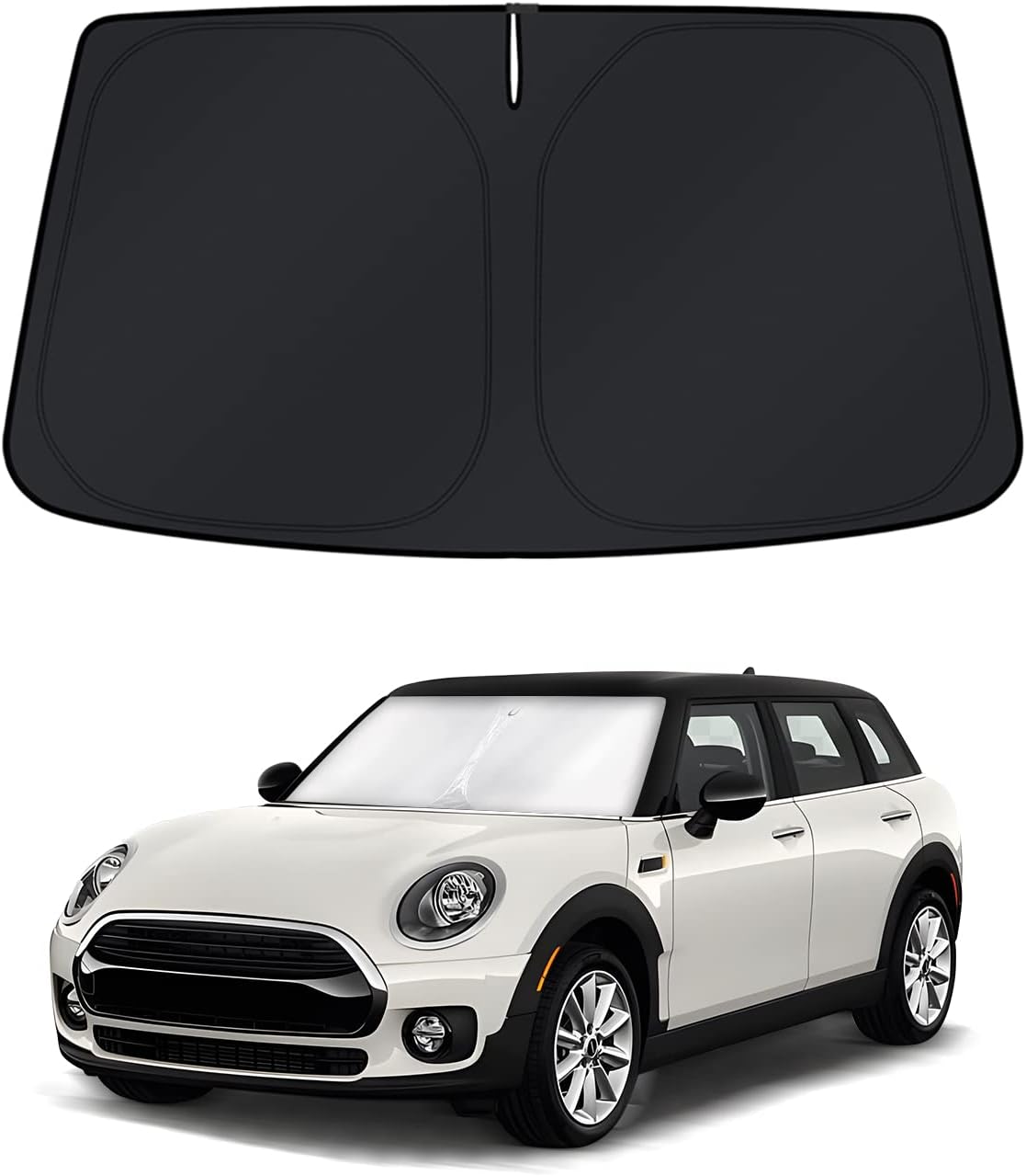 KUST Windshield Sun Shade for Toyota RAV4 2019-2022 2023 2024 2025 2026 Window Accessories Shade Sun Visor Cover Foldable Block UV Rays - Colors E