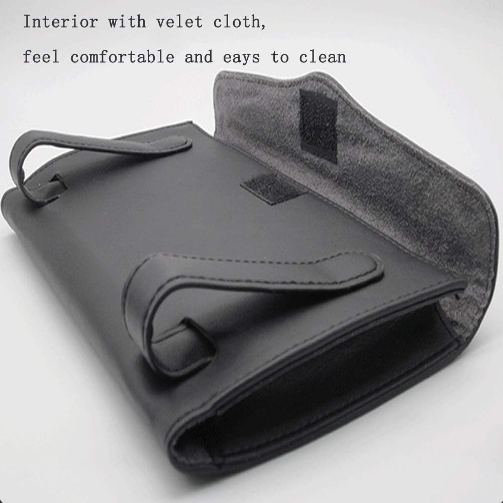 Fredysu Car Visor Tissue Holder, Sun Visor Napkin Holder Backseat Tissue Case, Premium Car Tissue Box for car, Vehicle (Black)