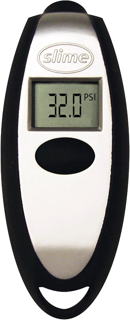 Slime 20049 Tire Pressure Gauge, Large Face Dial Analogue Gauge, 5-60 PSI