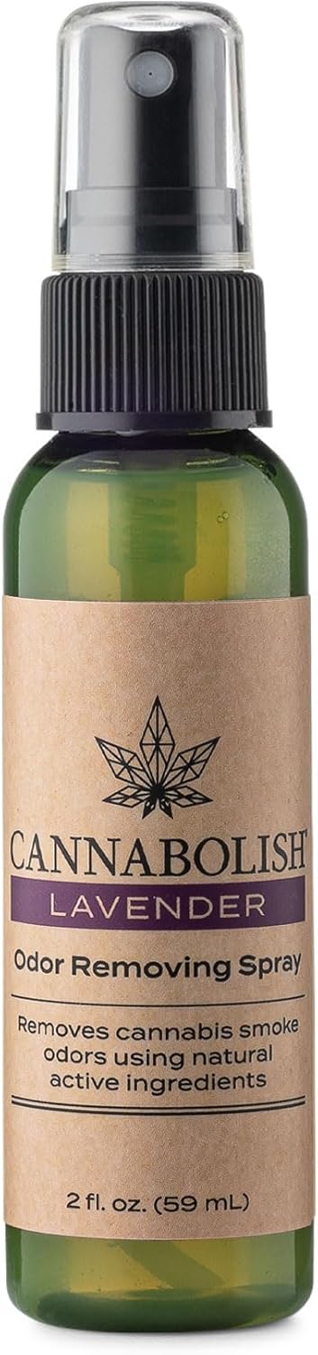 Cannabolish Wintergreen Smoke Odor Removing Spray and Air Freshener, 2 fl. oz. Travel Size