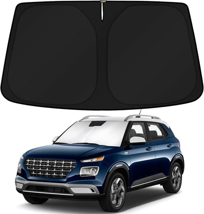 KUST Windshield Sun Shade for Toyota RAV4 2019-2022 2023 2024 2025 2026 Window Accessories Shade Sun Visor Cover Foldable Block UV Rays - Colors G