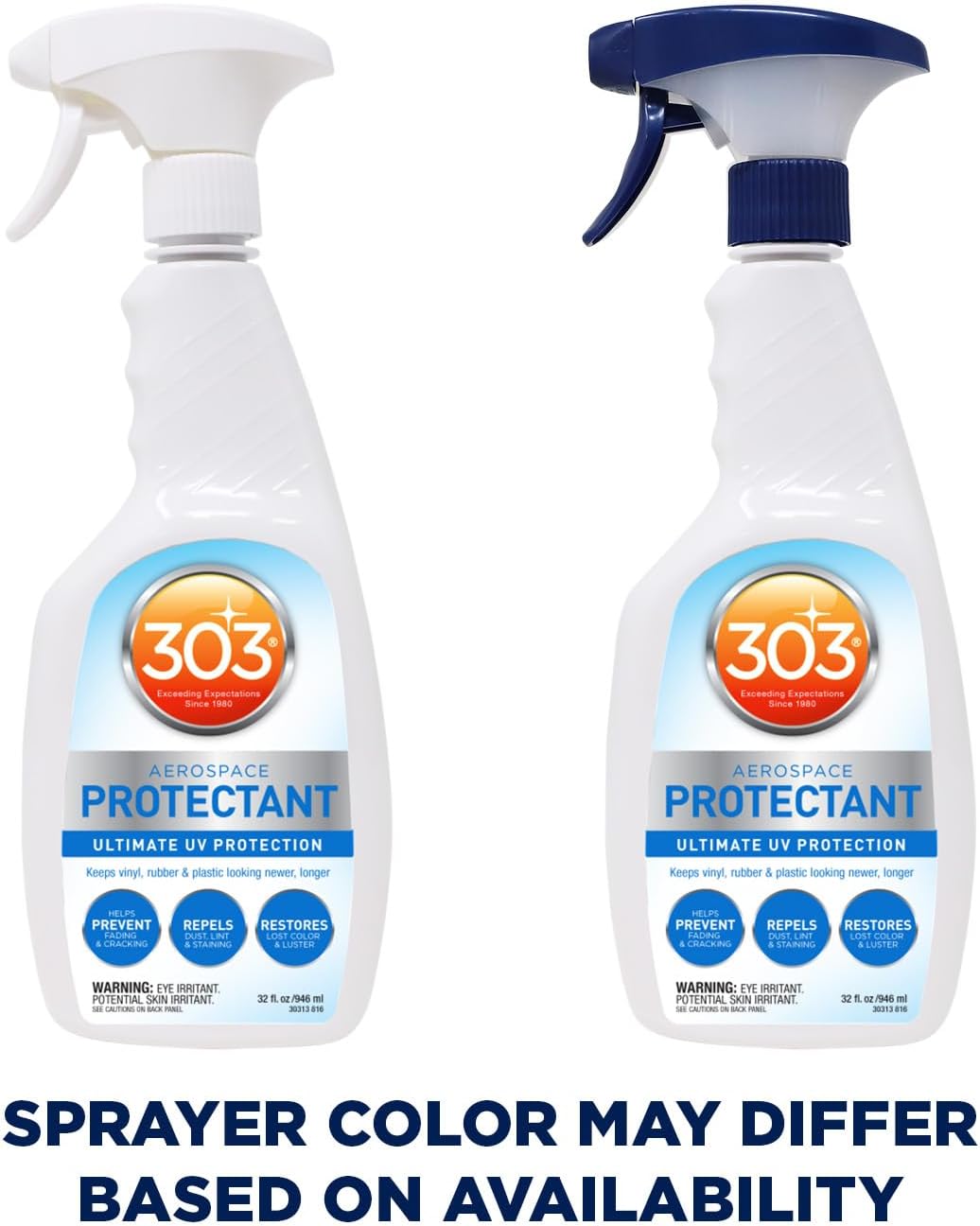 303 Products Aerospace Protectant Spray, UV Protection for Outdoor Surfaces – Protects Vinyl, Plastic & Rubber, Repels Dust & Dirt, Matte Finish, 10 oz
