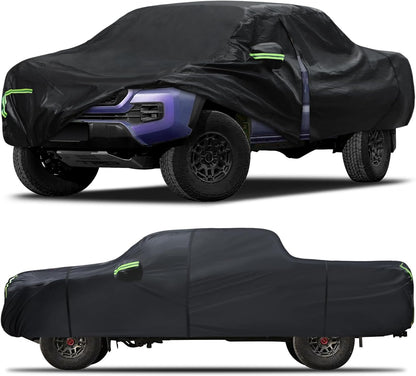 Car Cover Custom Fit for Honda CRV 1997-2025,Toyota RAV4 1996-2025, 6 Layers Truck Cover Waterproof All Weather for Automobiles,Outdoor Full Exterior Cover,Rain, Sun, Wind Protection,Black