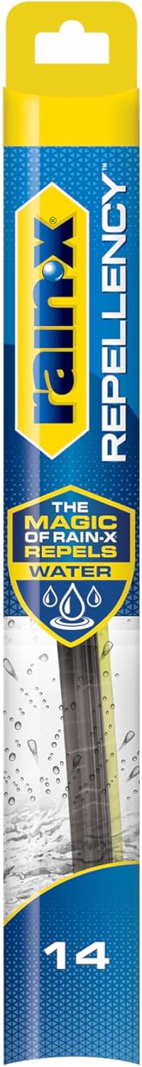 Rain-X 810363 Repellency Water Repellent Wiper Blades, 22" Windshield Wipers (Pack of 2), All Weather Streak-Free for Enhanced Visibility w/Water Repellency Formula [Amazon Exclusive] - Colors A