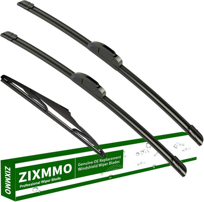 3 Factory Wiper Blade Replacement for Subaru Impreza 2017-2020 2021 2022 2023 Crosstrek 2018-2021 2022 2023 Original Equipment Windshield Wiper Blades Set - 26"/16"/12"(Set of 3) Top Lock - Colors A