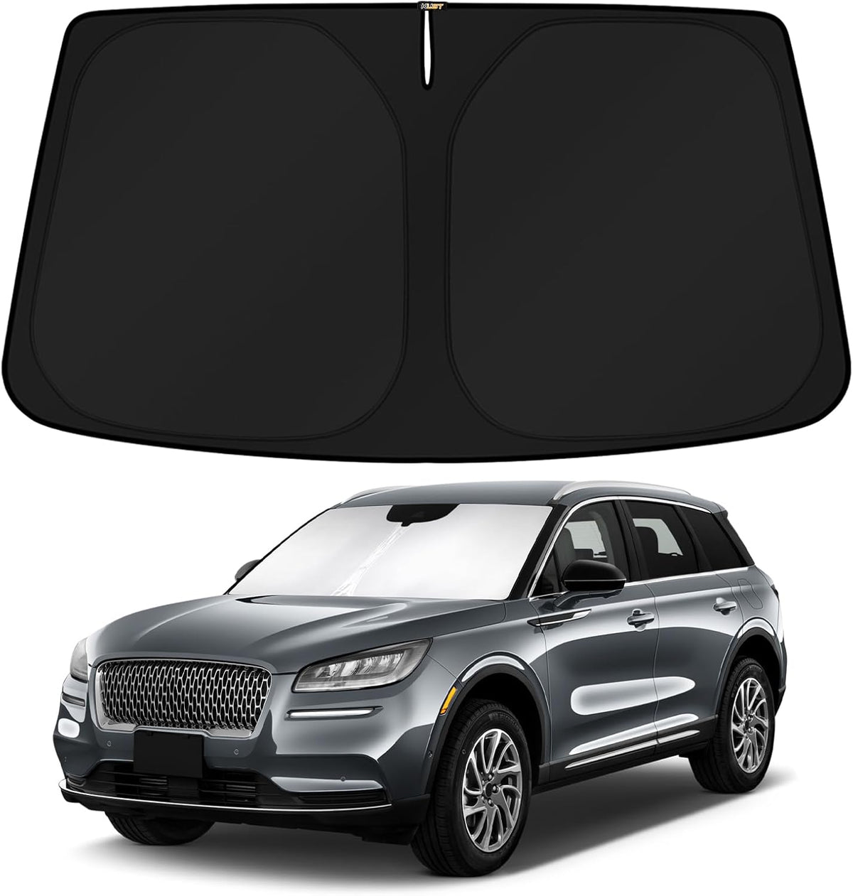 KUST Windshield Sun Shade for Toyota RAV4 2019-2022 2023 2024 2025 2026 Window Accessories Shade Sun Visor Cover Foldable Block UV Rays - Colors A