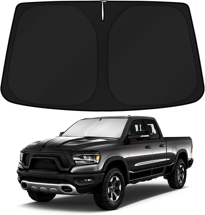 KUST Windshield Sun Shade for Toyota RAV4 2019-2022 2023 2024 2025 2026 Window Accessories Shade Sun Visor Cover Foldable Block UV Rays - Colors E
