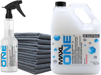 MAXLONE™ 20oz Car Spray with Triphene®, Quick Spray & Wipe All Purpose Waterless Detailer, Better Than Any Car Detailing Kit - Clean, Shine, Protect Paint, Glass, Wheels, and Trim Without Pre-Washing