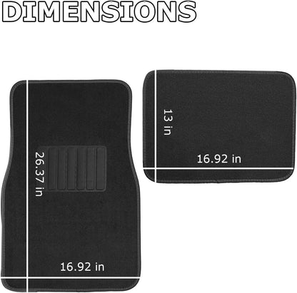 VaygWay Heavy Duty Cargo Liner Trunk Floor Mat – All Weather Trunk Protection Floor Mat - Black Rubber Trimmable Durable Cargo Auto Mat – Universal Fit Car SUV Truck Auto