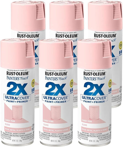 Rust-Oleum 334029 Painter's Touch 2X Ultra Cover Spray Paint, 12 oz, Gloss Clear - Colors C