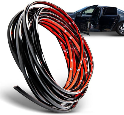 True Line Automotive L Shaped Car Door Edge Guards - 12 FT Car Door Edge Protector - Ultra-Durable Door Edge Guard with 3M Adhesive, Universal Fitting, Scratch Protection for Car Doors, Lightweight
