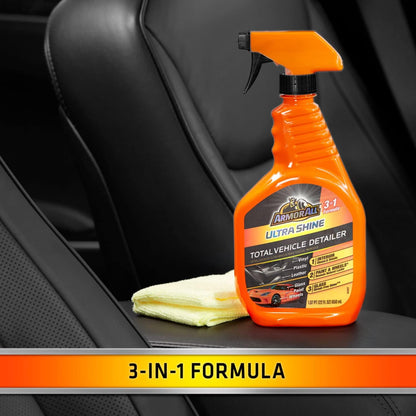 Armor All Ultra Shine Total Vehicle Detailer by Armor All, Car Detailer Spray for Interior and Exterior Use, 22 Fl Oz