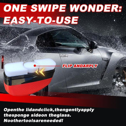 Car Windshield Water Repellent & Anti-Fog Treatment - Quick Interior & Exterior Glass Coating Kit, Rain Repellent Spray for Windows, Mirror, Paint Protection - Long-Lasting Visibility, Pack of 2