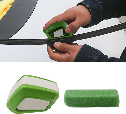 Car Windshield Wiper Repair Tool, ABS Car Windshield Wiper Regroover, Universal Portable Blades Cutter Cleaning Tool with Sponge, Multi-function Quickly Restorer Accessory for Most Cars (1 Set)
