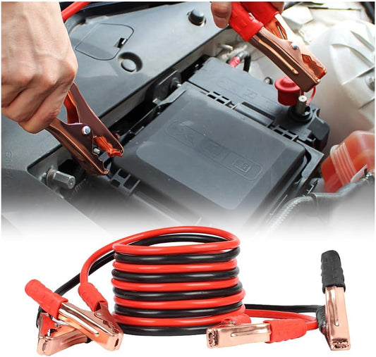 67" 150A Heavy Battery Duty Jumper Cables - Alligator Clips Electrical Battery Clamps for Emergency Roadside Assistance - Universal Jumper Cables for Car Truck Van Bus