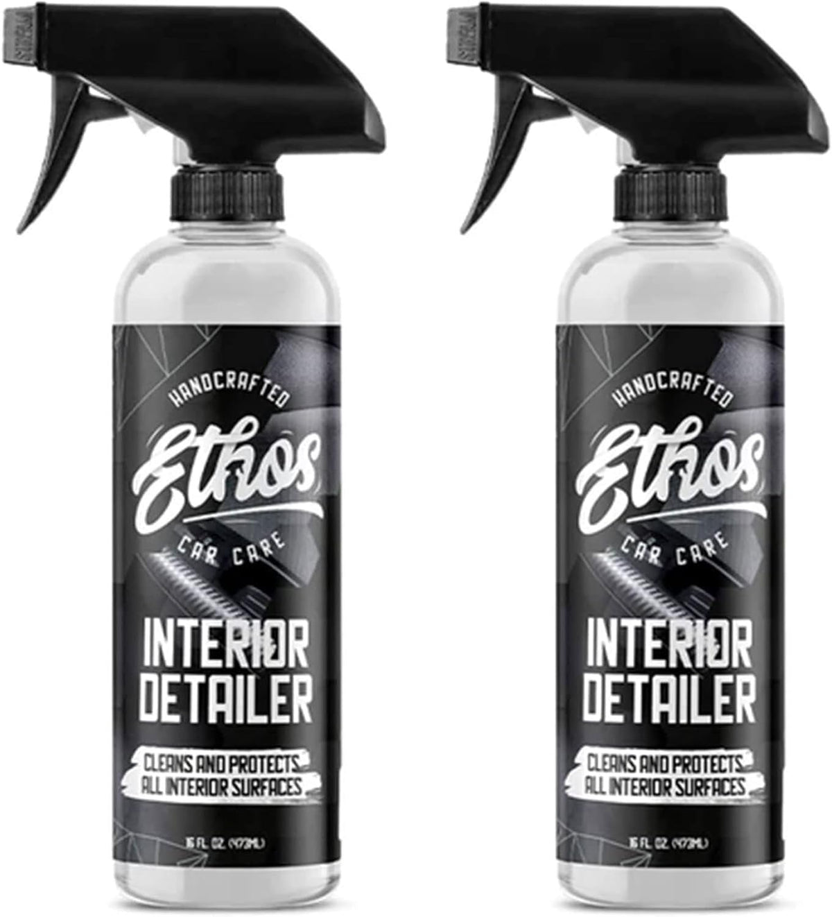 Ethos Interior Detailer Spray - Interior Car Cleaner Easily Cleans & Protects All Interior Surfaces | Non Greasy Satin Finish with UV Protection & Odor Neutralizing Agents