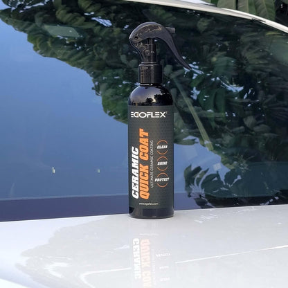 Ceramic Coating for Cars Wax & Polish Detailing Spray - Automotive Clean Shine Protect Paint Sealant Waterless Wash Hydrophobic SiO2 Top Clear Coat for Car, SUV, Motorcycle, RV, Boat, Yacht 8oz