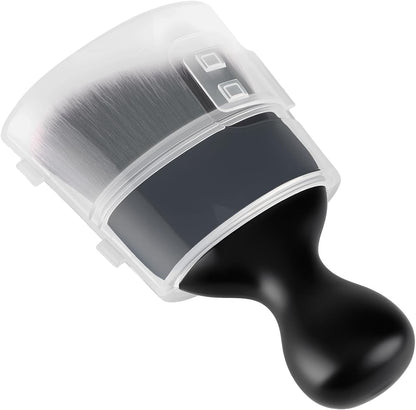 Car Detailing Brush, Soft Bristle Cleaning Brush, Scratch-Free Auto Duster Tool for Dashboard, Air Vents, Leather & Interior Cleaning (Black&Brown)