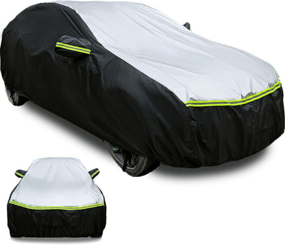 SUV car Cover All Weather Waterproof Murano, Subaru Outback/Solterra，Cadillac XT5/SRX, Buick Envision and Other Models -Outdoor Sunshade Protection with Zipper (Length 188 to 195 inch)