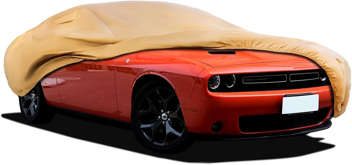Heavy Duty Outdoor Car Cover Custom Fit for 1994-2026 Ford Mustang, Windproof All Weather Waterproof Sun Rain UV Dust Snow Protection Outdoor Car Covers