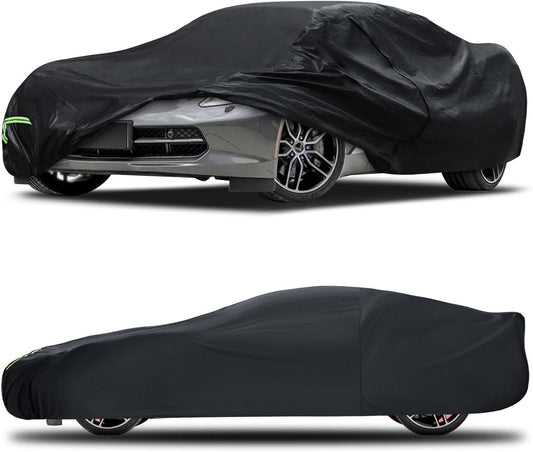 Car Cover Custom Fit for Honda CRV 1997-2025,Toyota RAV4 1996-2025, 6 Layers Truck Cover Waterproof All Weather for Automobiles,Outdoor Full Exterior Cover,Rain, Sun, Wind Protection,Black