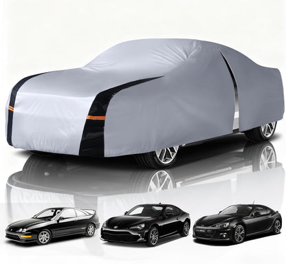 Large SUV Car Cover for Chevy Suburban 100% Waterproof All Weather, Heavy Duty Outdoor Full Exterior Covers Rain Sun Wind UV Protection. - Colors A