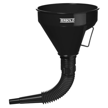 Automotive Flex Funnel with Hose | Wide Mouth Flexible Oil Funnel for Automotive Use - Gas, Transmission Fluid, Car Fuel, Oil Change (Blue)